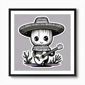 Mexican Skeleton Art Print