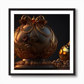 Christmas Ornaments Art Print