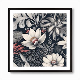 Floral Pattern Art Print