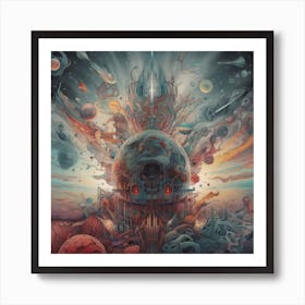 Spaceship 1 Art Print