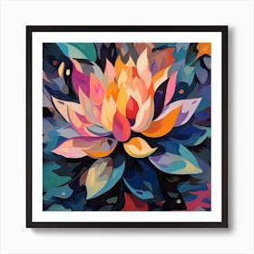 Lotus Flower 45 Art Print