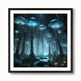 Dark Forest Art Print