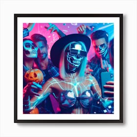 Halloween Party 3 Art Print