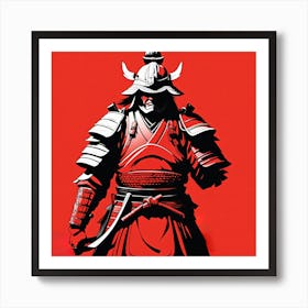 Samurai Warrior 3 Art Print