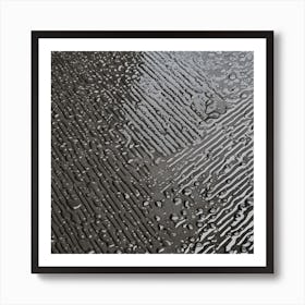 Rain Drops On The Pavement Art Print