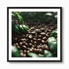 Coffee Beans 153 Art Print