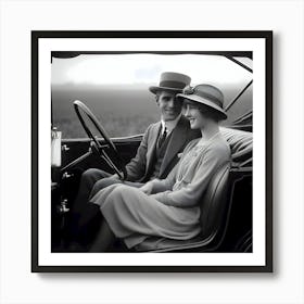 Dating Automotive Style-1928 ~Reimagined 14 Art Print