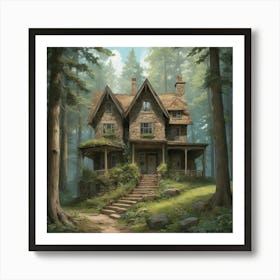 House In The Woods Art Print 1 1 Art Print