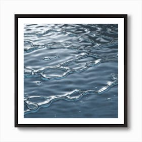 Realistic Water Flat Surface For Background Use Trending On Artstation Sharp Focus Studio Photo (2) Art Print