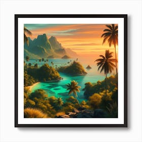 Tropical Paradise 9 Art Print