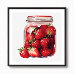 Strawberry Jar 1 Art Print