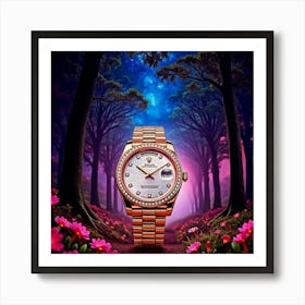 Night In The Forest Art Print