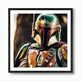 Star Wars Boba Fett Art Print