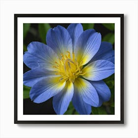 Blue Cosmos Art Print