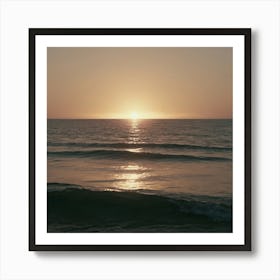 Sunset On The Beach 1 Art Print