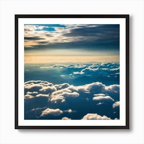 Clouds From An Airplane Art Print