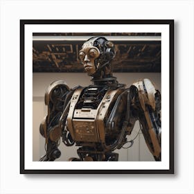 Robot In A Room Art Print