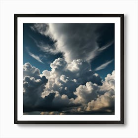 Cloudy Sky 2 Art Print