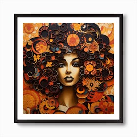 Afro Art Poster