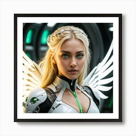 Angel In Space Art Print