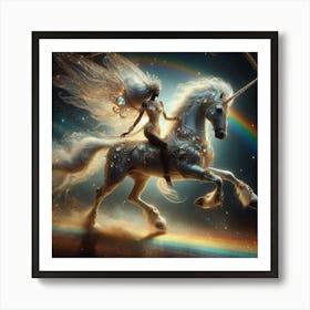 Unicorn Fairy Art Print