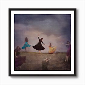 Learning To Dance Again Square Art Print