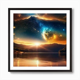 Galaxy Wallpaper 24 Art Print