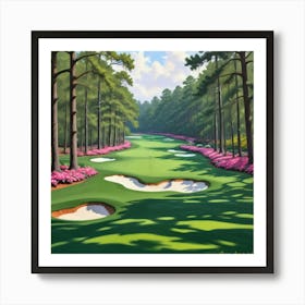 Augusta National Golf Club Georgia Augusta Poster Gift Art Print Art Print