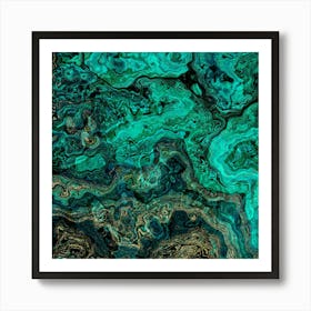 Turquoise Agate Poster