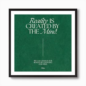 Reality Square Art Print