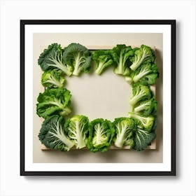 Frame Of Greens Art Print