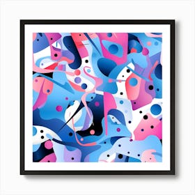 Rhythmic Abstraction Art Print