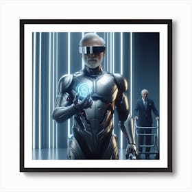 Robot Man 9 Art Print