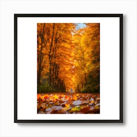 Autumn Forest 14 Art Print