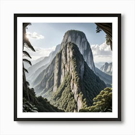 Chinese Mountains Art Print