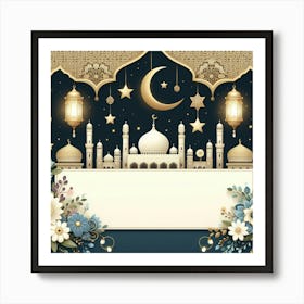 Muslim Greeting Card 12 Art Print