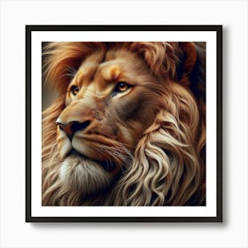 Lion Portrait Art Print