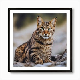 Lynx Cat Art Print