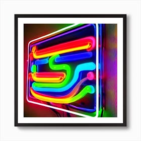 Neon Design Art Print