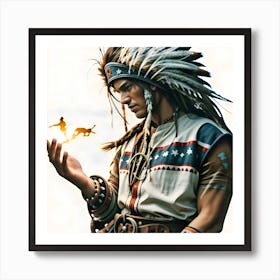 Indian Warrior Art Print