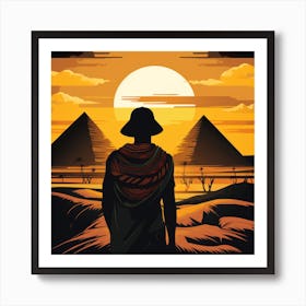 Egyptian Sunset Art Print