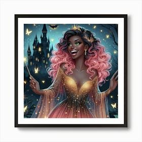 Halloween Beauty Art Print