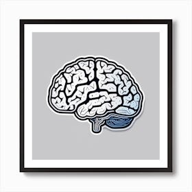 Human Brain 21 Art Print