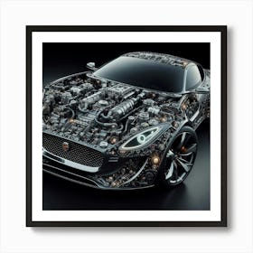 Jaguar F-Type 1 Art Print