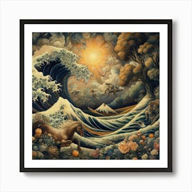 Great Wave 2 Art Print