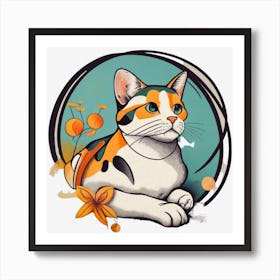 Lovely cat Art Print