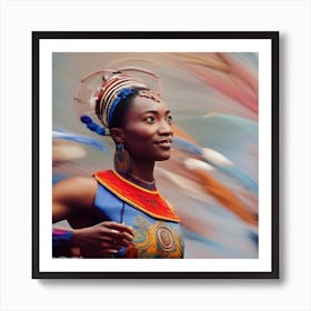 OCA DNA TY - Future Tribal Lady Champion Art Print