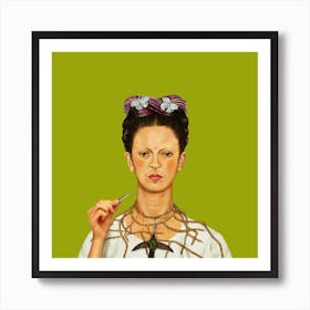 Bold Frida Square Art Print