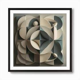 Geometric Wall Art Art Print