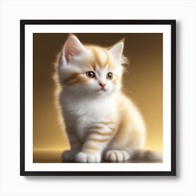 Cute Kitten 1 Art Print